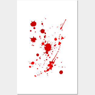 BLOOD SPLATTER Posters and Art